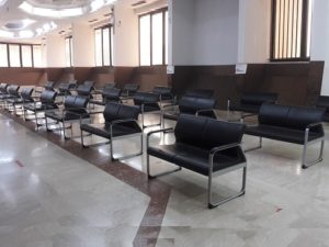 Waiting Hall with mod. One in BCEAO agency – Dakar